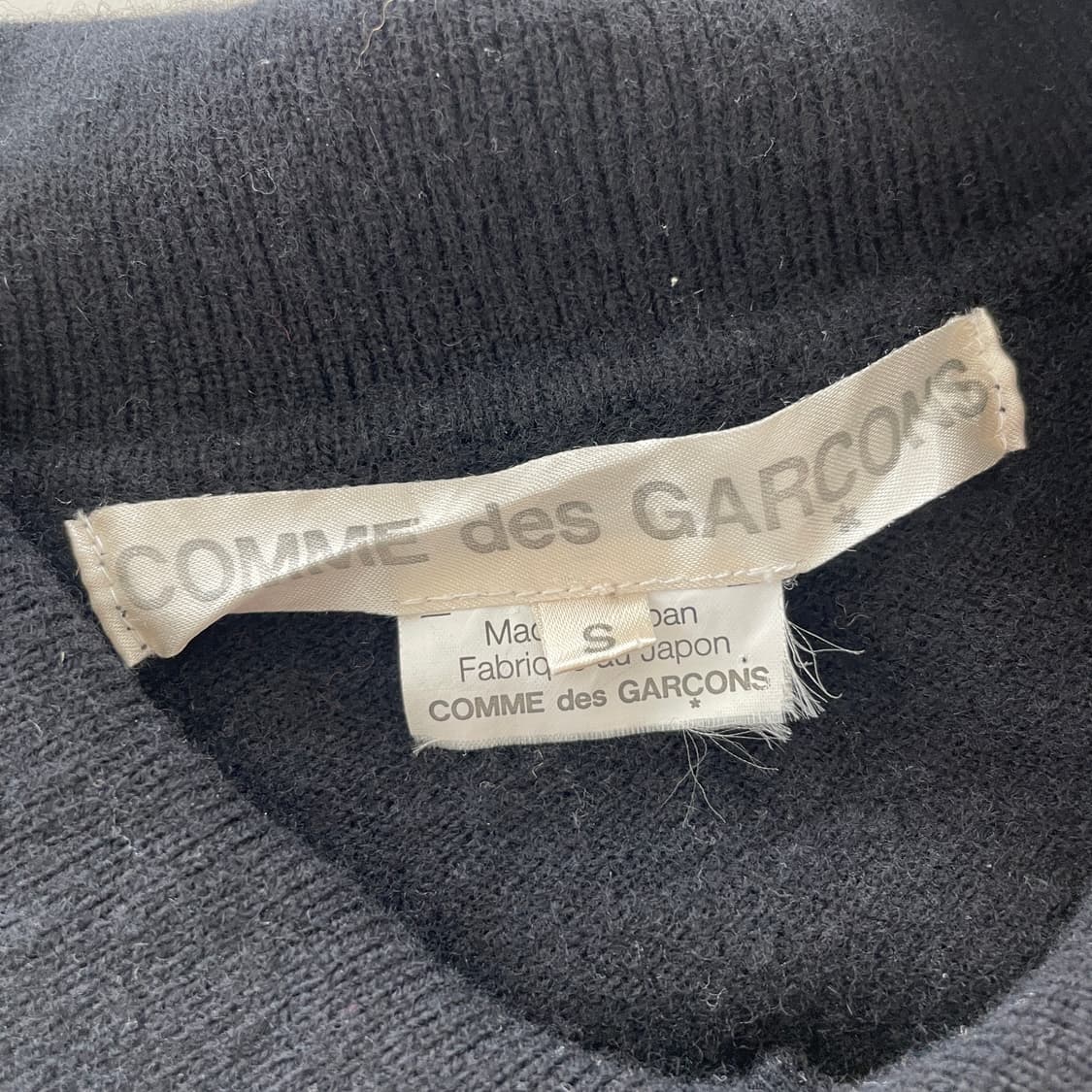 꼼데가르송 반팔 니트 상품이미지6