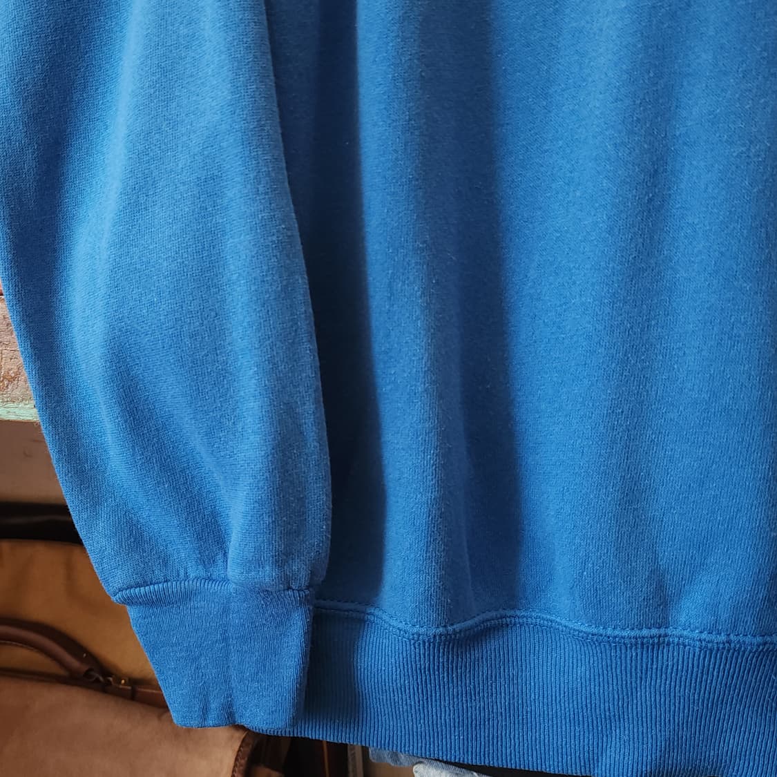 90s BW 빈티지 스웻셔츠 플레인 스웻셔츠 블루 L 상품이미지5