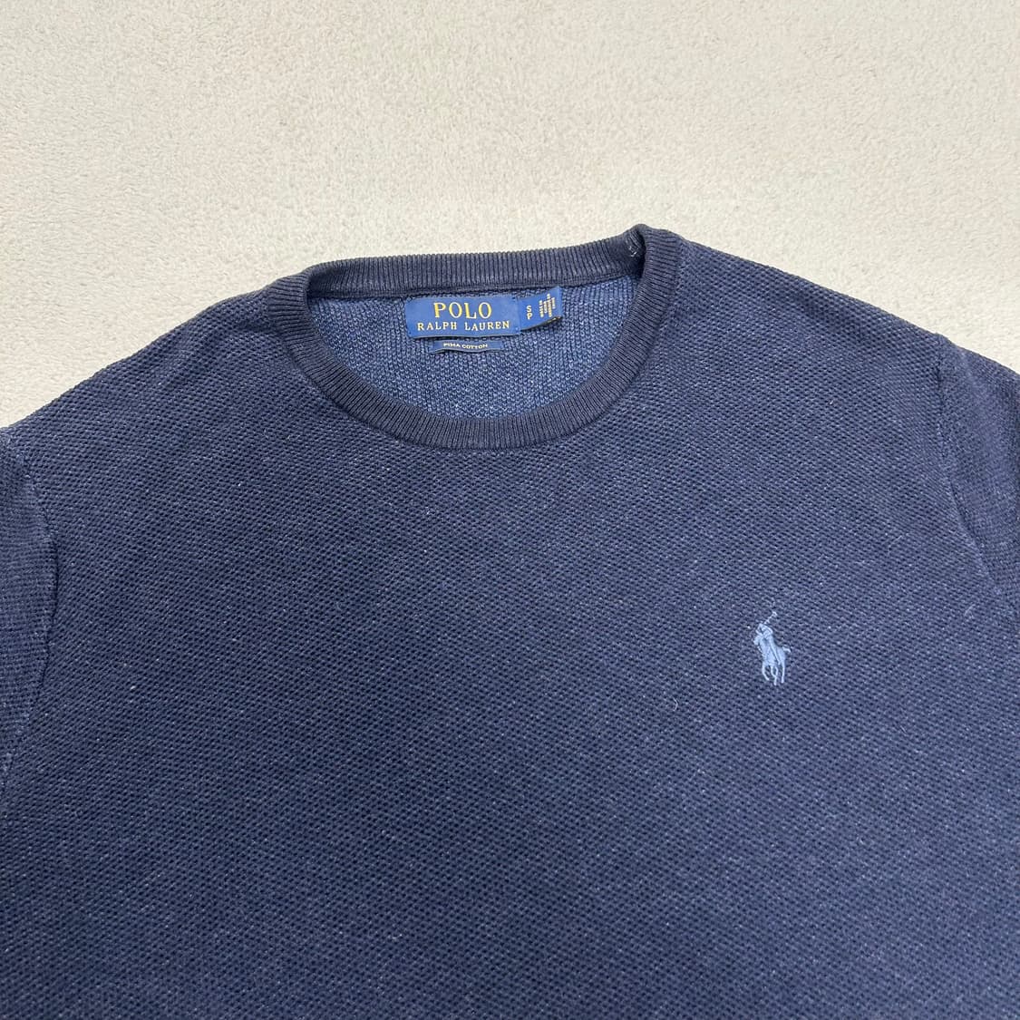 Polo navy knit  상품이미지5