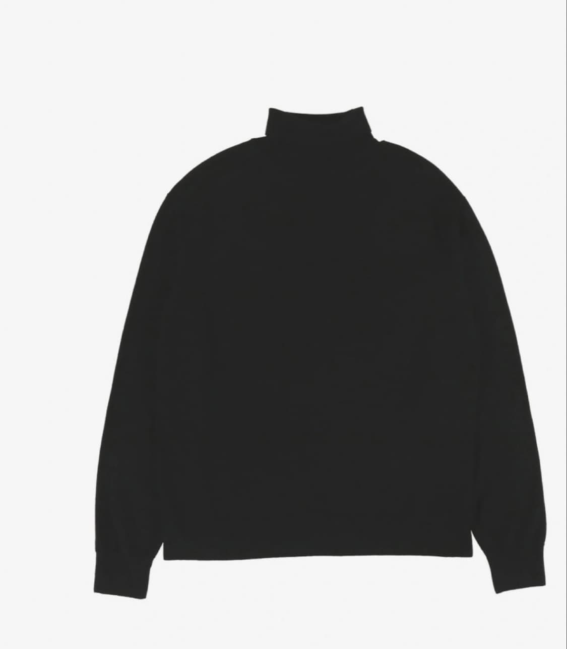 AURALEE 터틀넥 니트 블랙 상품이미지1