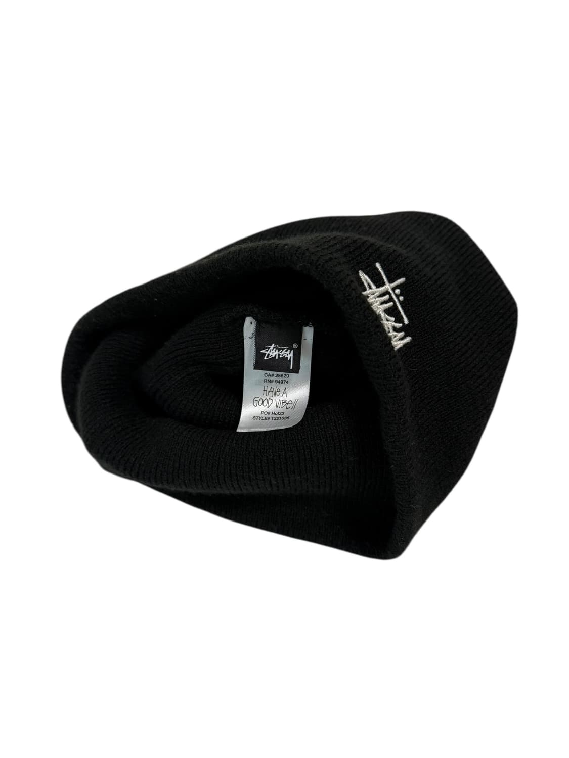 스투시 블랙 로고 비니 상품이미지7