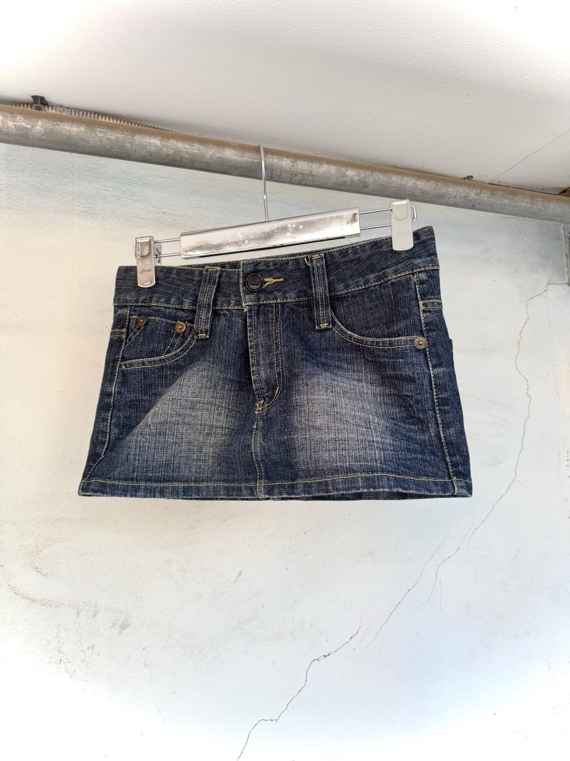 Denim mini skirt 상품이미지1