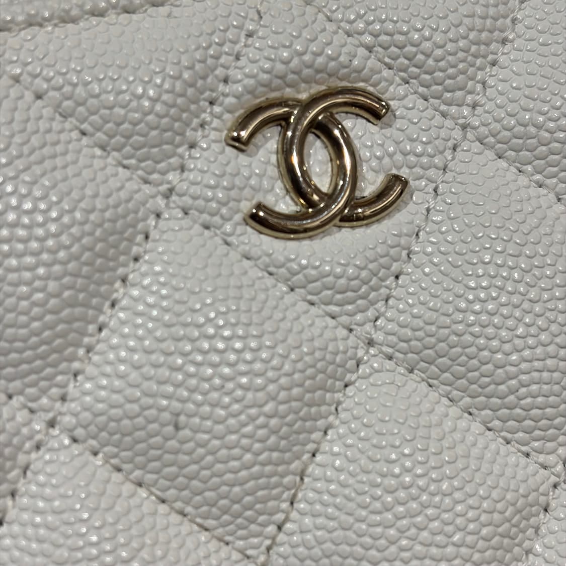 샤넬/화이트캐비어스몰파우치/S 상품이미지4