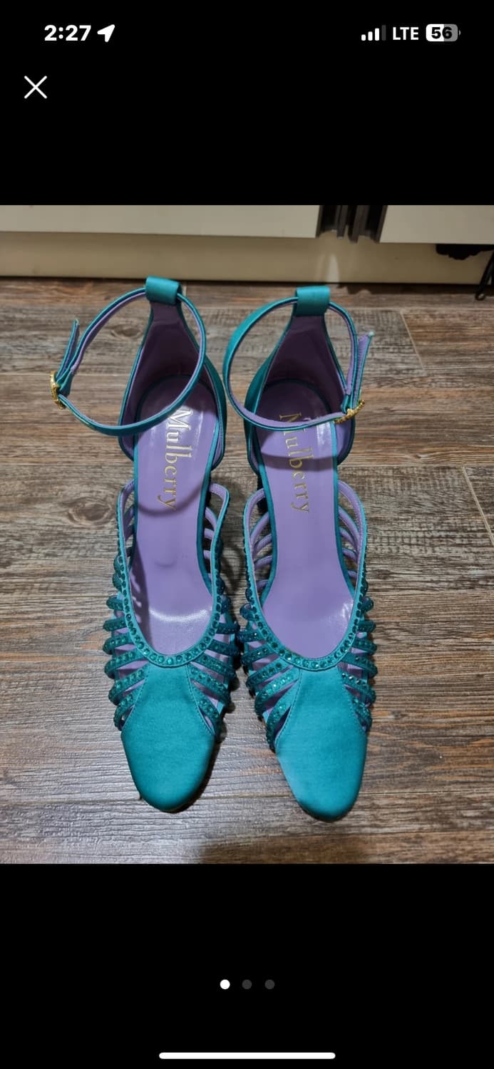 Mulberry 멀버리 에메랄드 블루 스톤 힐 상품이미지2