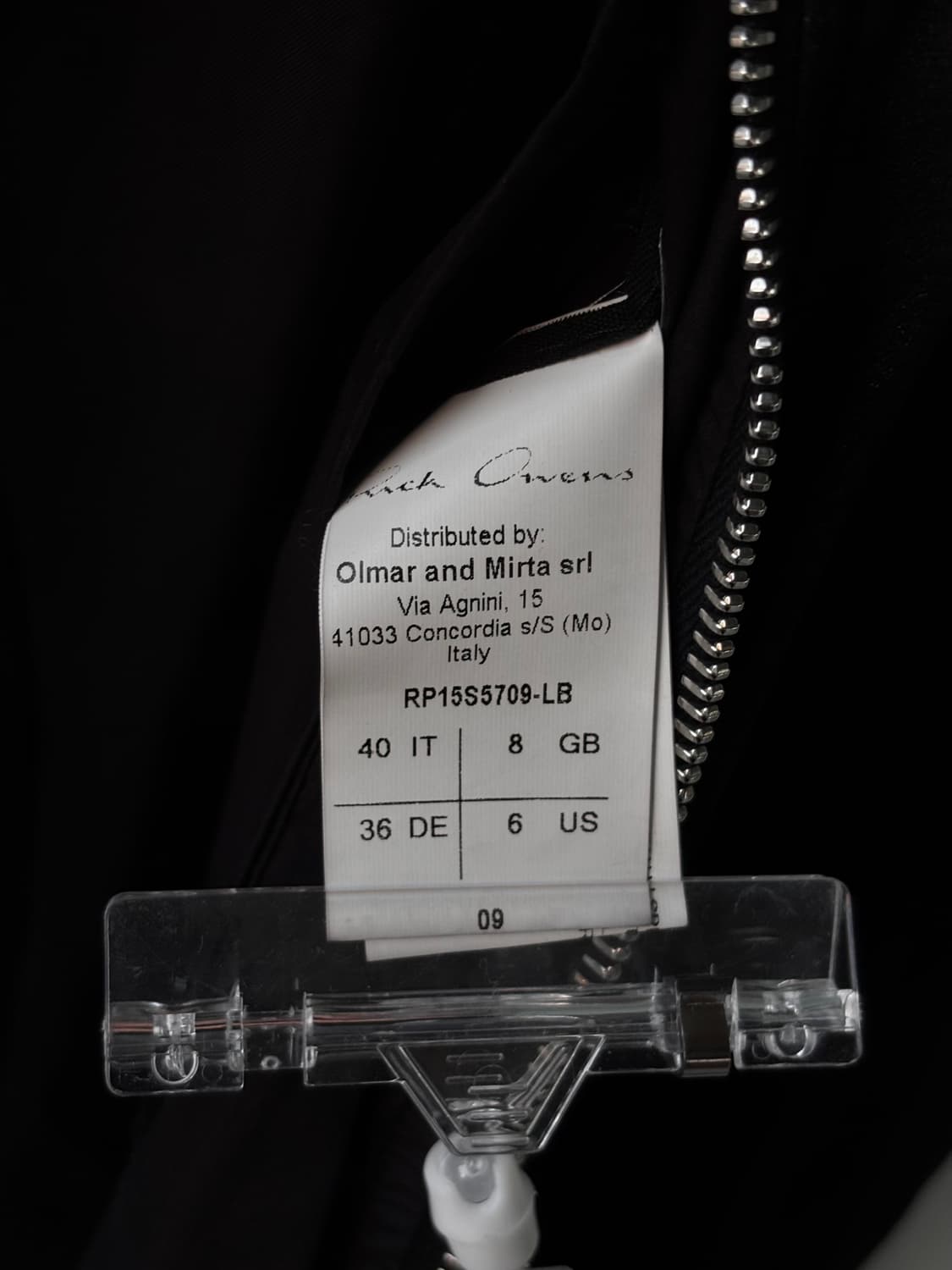 릭오웬스 램스킨 스웨이드 블루종 상품이미지9