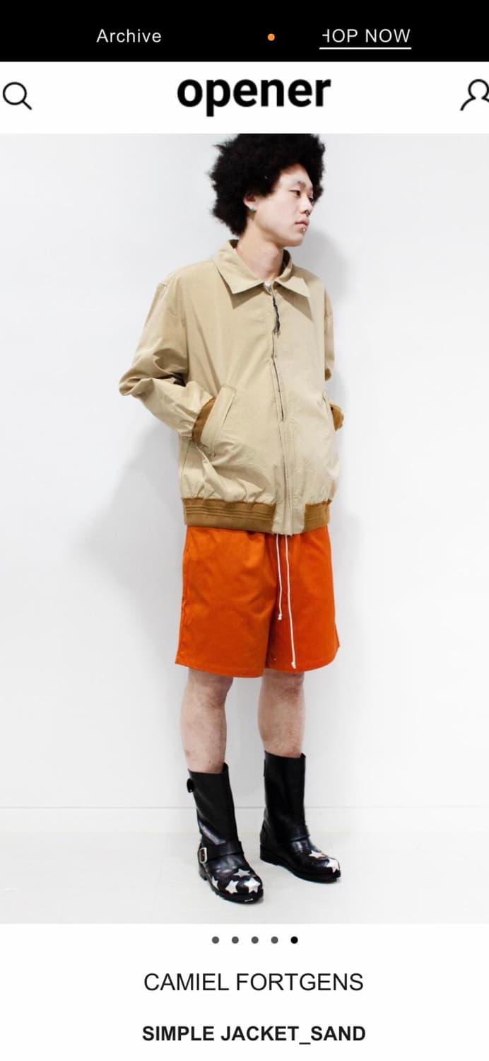 Camiel Fortgens 25ss 심플 자켓 상품이미지2