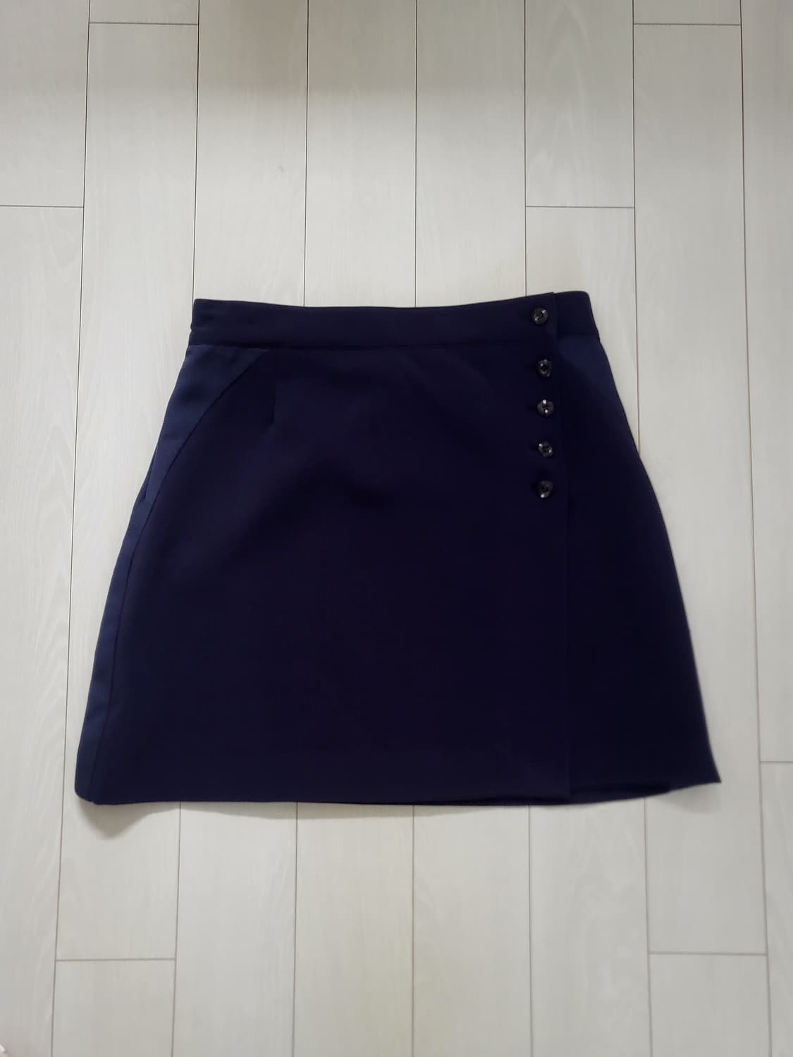 미스치프 콜아웃 유니폼 네이비 스커트 상품이미지1