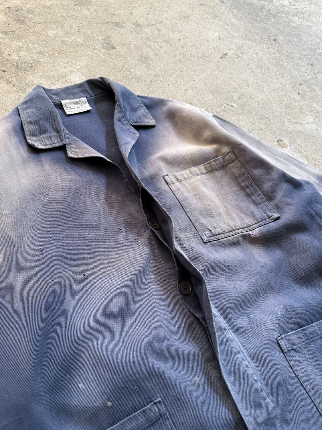 90s Sun Faded Italian Work Jacket 상품이미지6