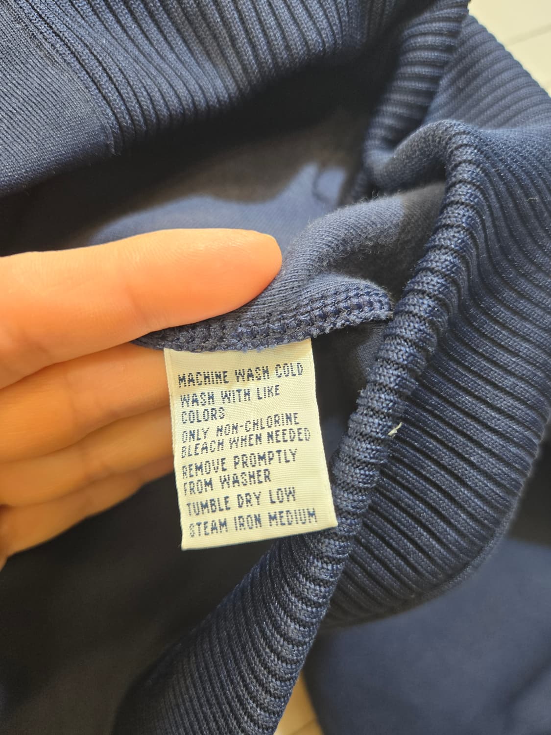 폴로 네이비/옐로우 트랙 자켓 상품이미지8