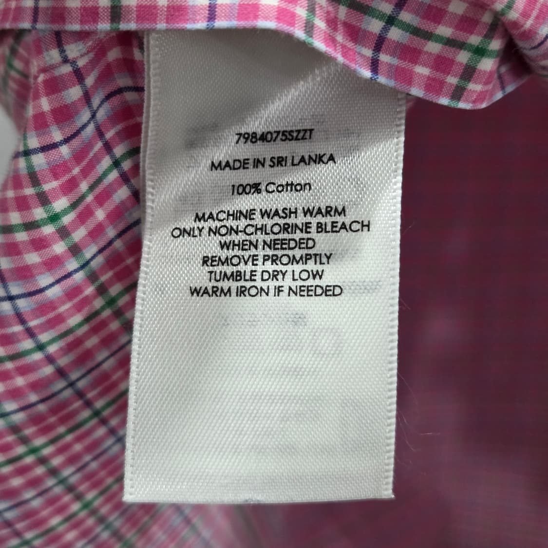 폴로랄프로렌 체크셔츠 S  상품이미지3