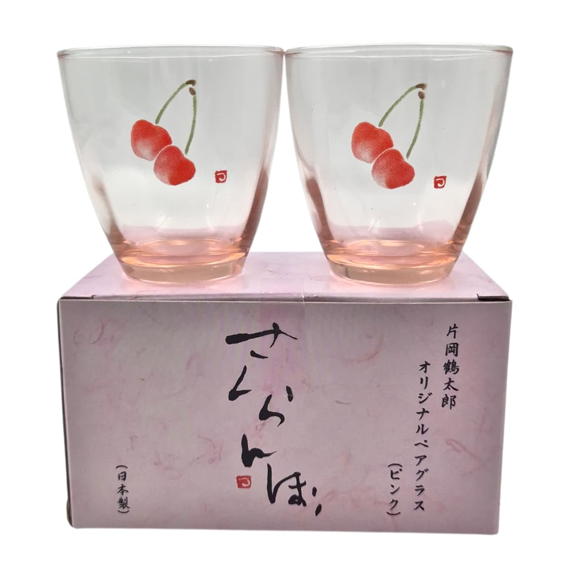 00s 카타오카 츠루타로 스월 체리 글라스 2p 상품이미지1