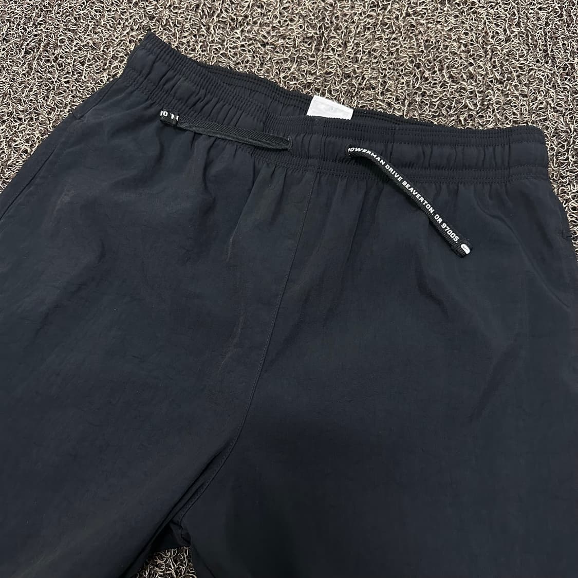 NIKE 나이키 나일론 여성 조거팬츠 바스락 운동복 블랙 L 상품이미지3