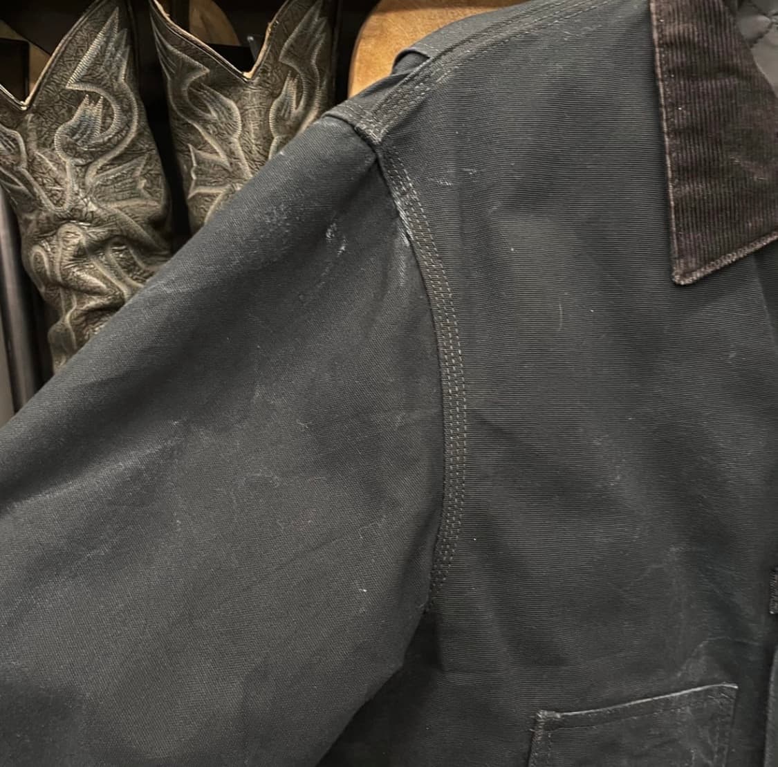 00s 칼하트 J02 BLK 코듀로이 넥 워크 디트로이트 자켓 상품이미지4