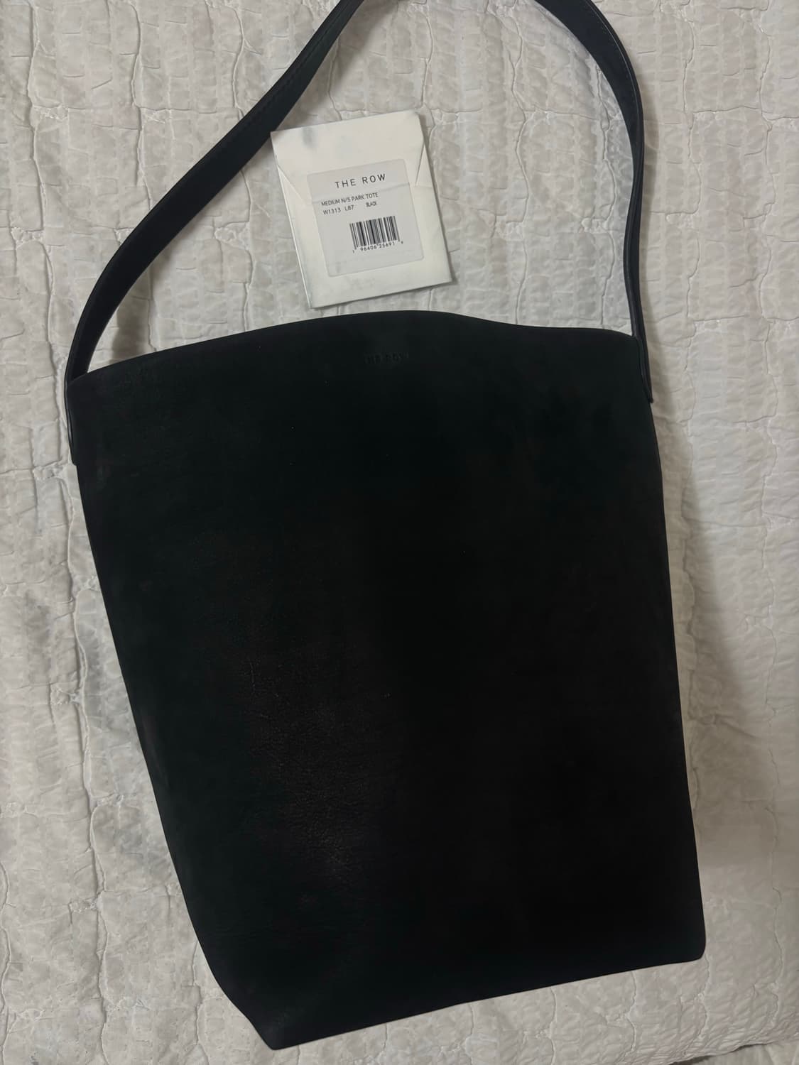 The row 더로우 파크백 미듐 누벅 블랙 정품 상품이미지4