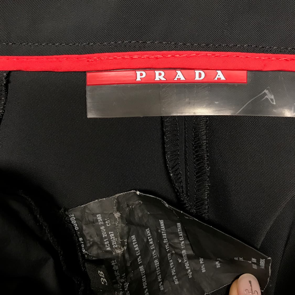프라다 스포츠 팬츠 블랙 38(W) 상품이미지6