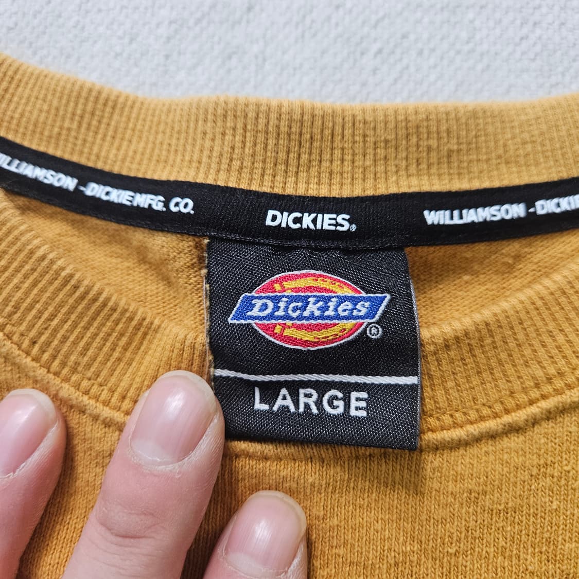 L 디키즈 스몰로고 롱 슬리브 긴팔티 0408Y 상품이미지3