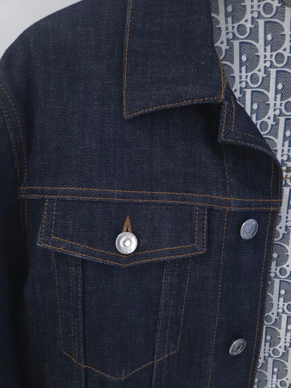 [새상품급] 디올 오블리크 데님 청자켓 48Size 상품이미지3