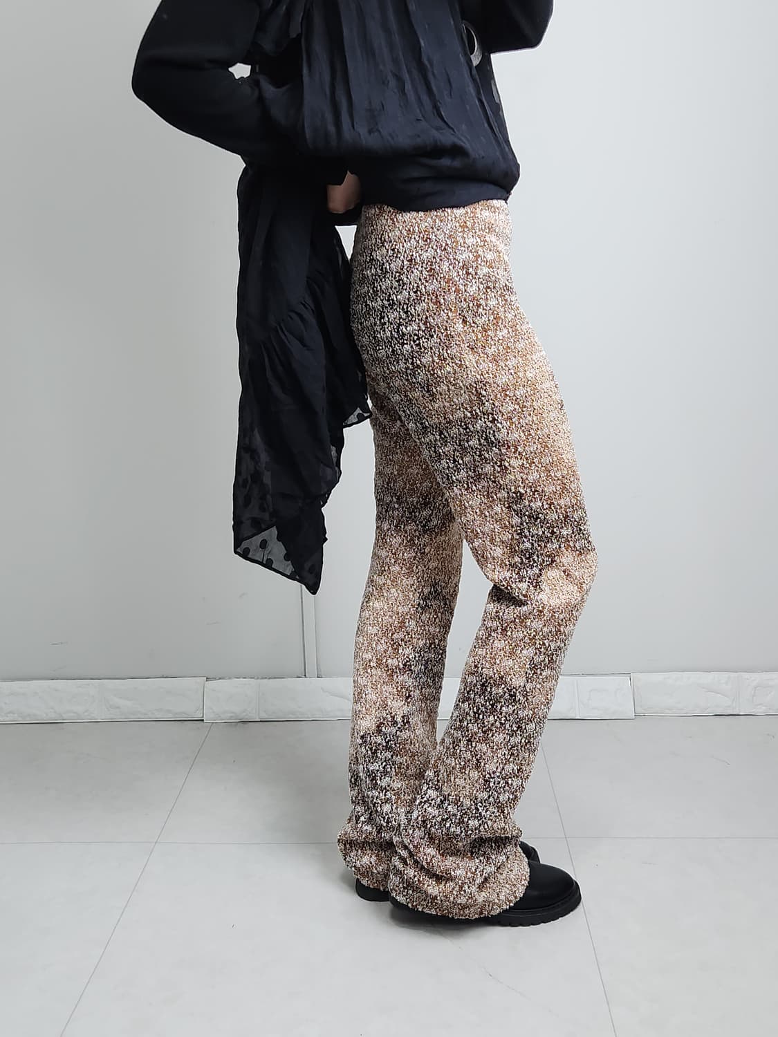 레이스 롱 레깅스 상품이미지4