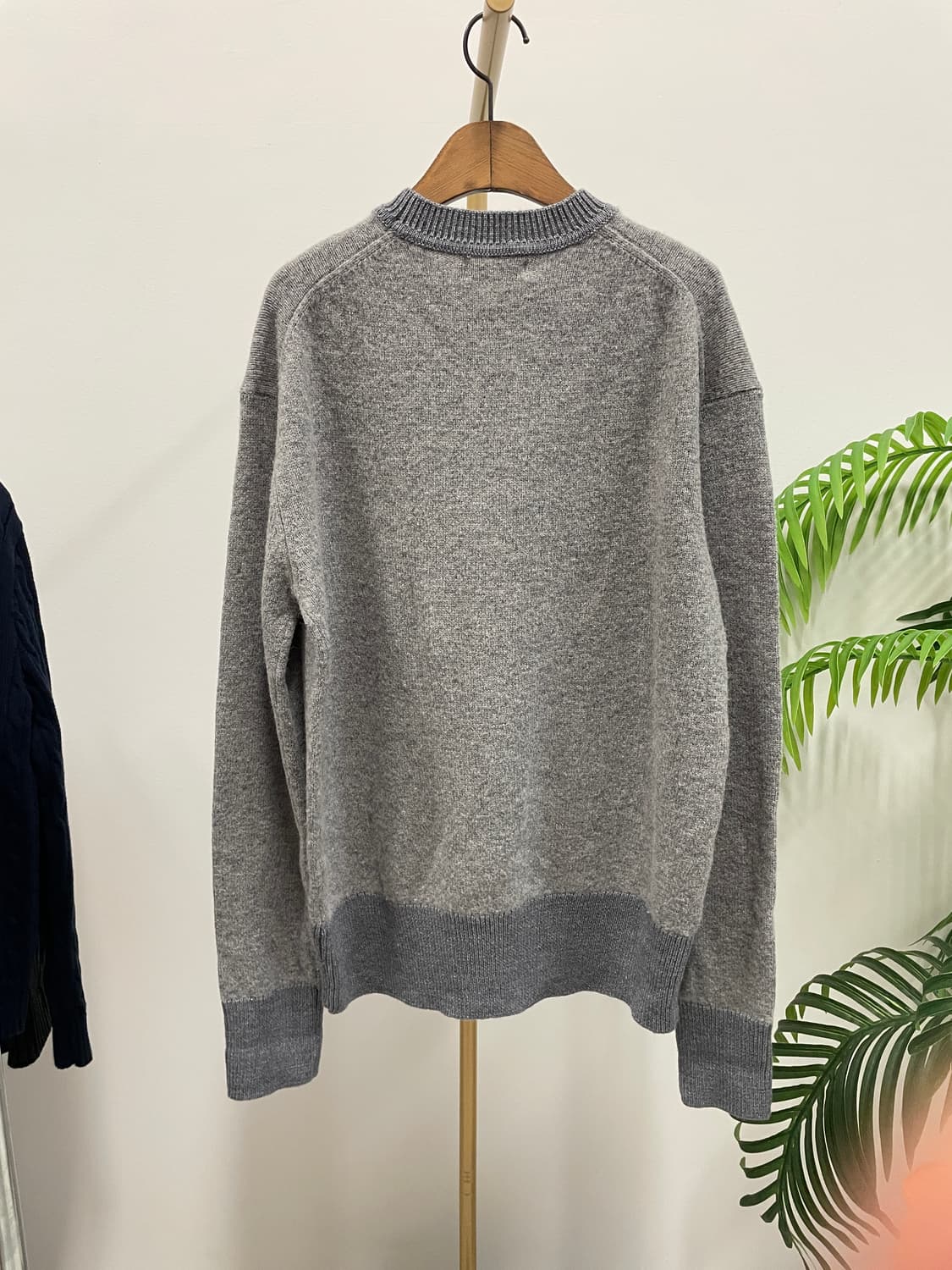 메종키츠네 투톤 니트 상품이미지3