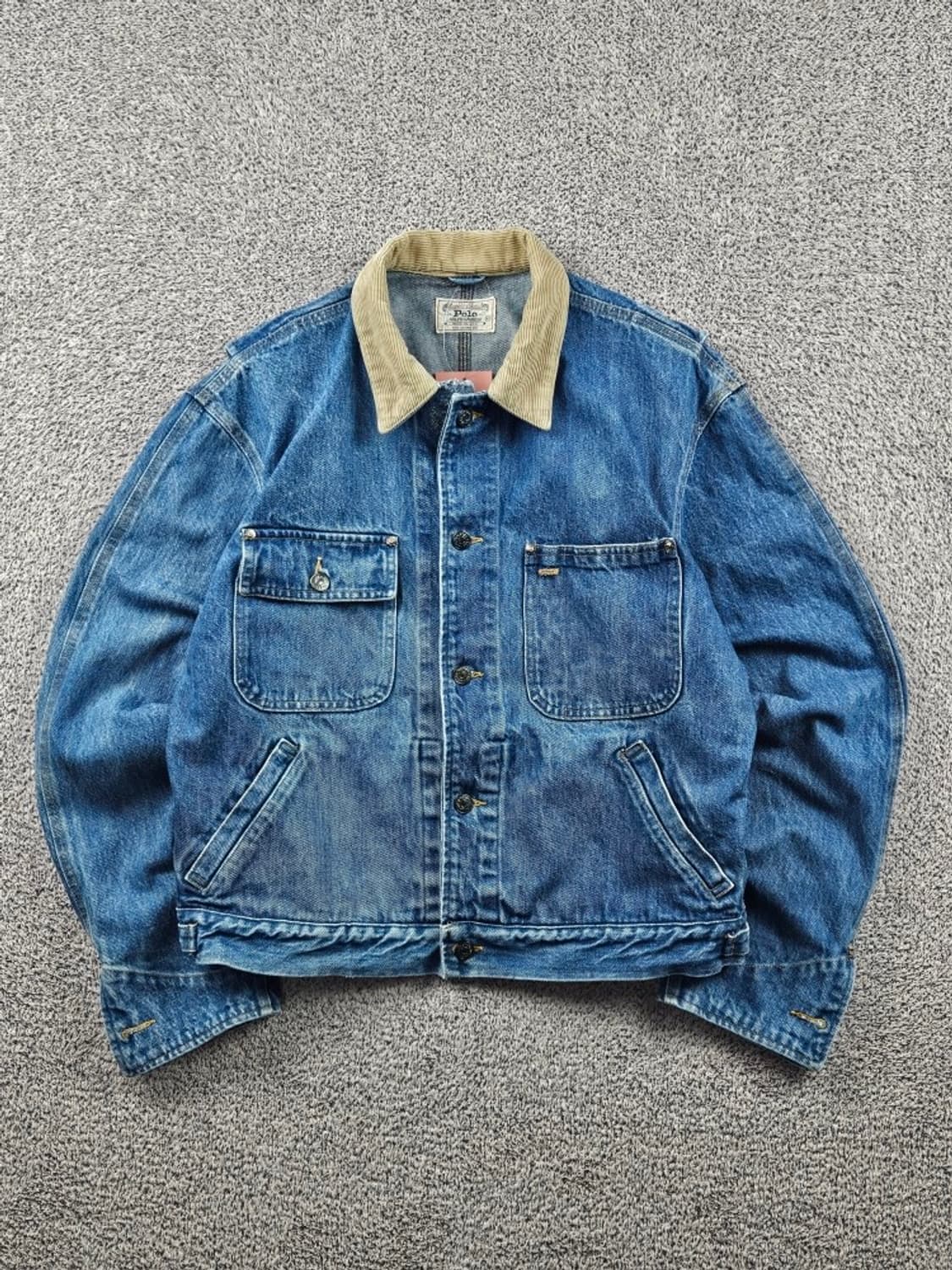 80's USA 폴로랄프로렌 덩가리 데님 트러커 자켓 (M)/ 10808 상품이미지1
