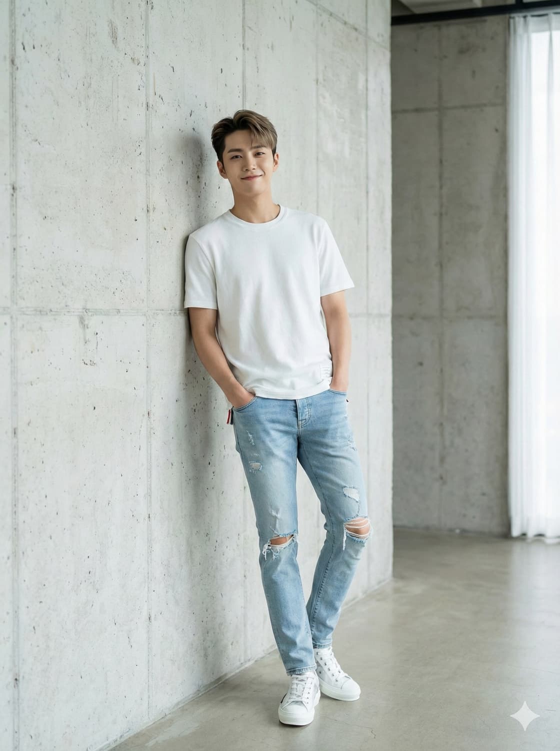 톰브라운 재팬 센터백 화이트 반팔 티셔츠_3 상품이미지1