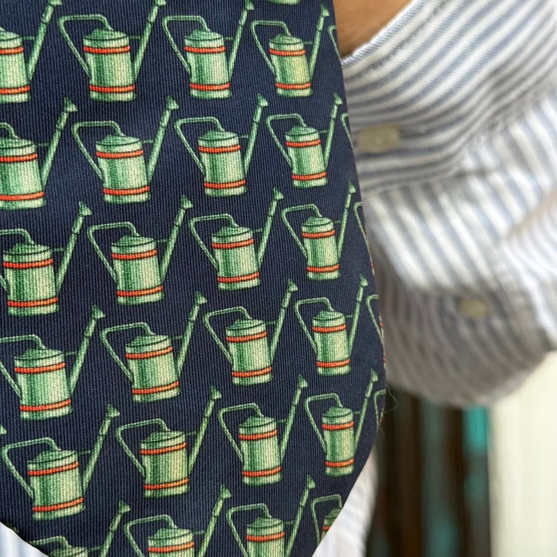 구찌 워터링 캔 실크타이 상품이미지9