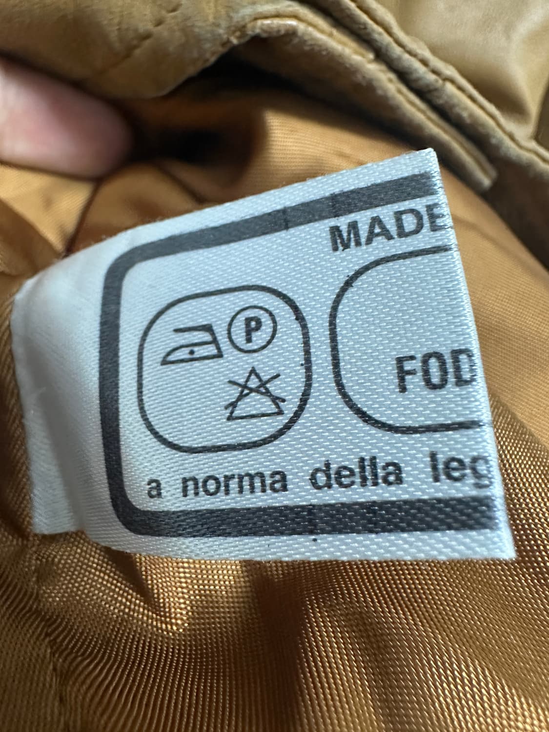 VTG 이태리 레더 봄버 자켓 상품이미지4