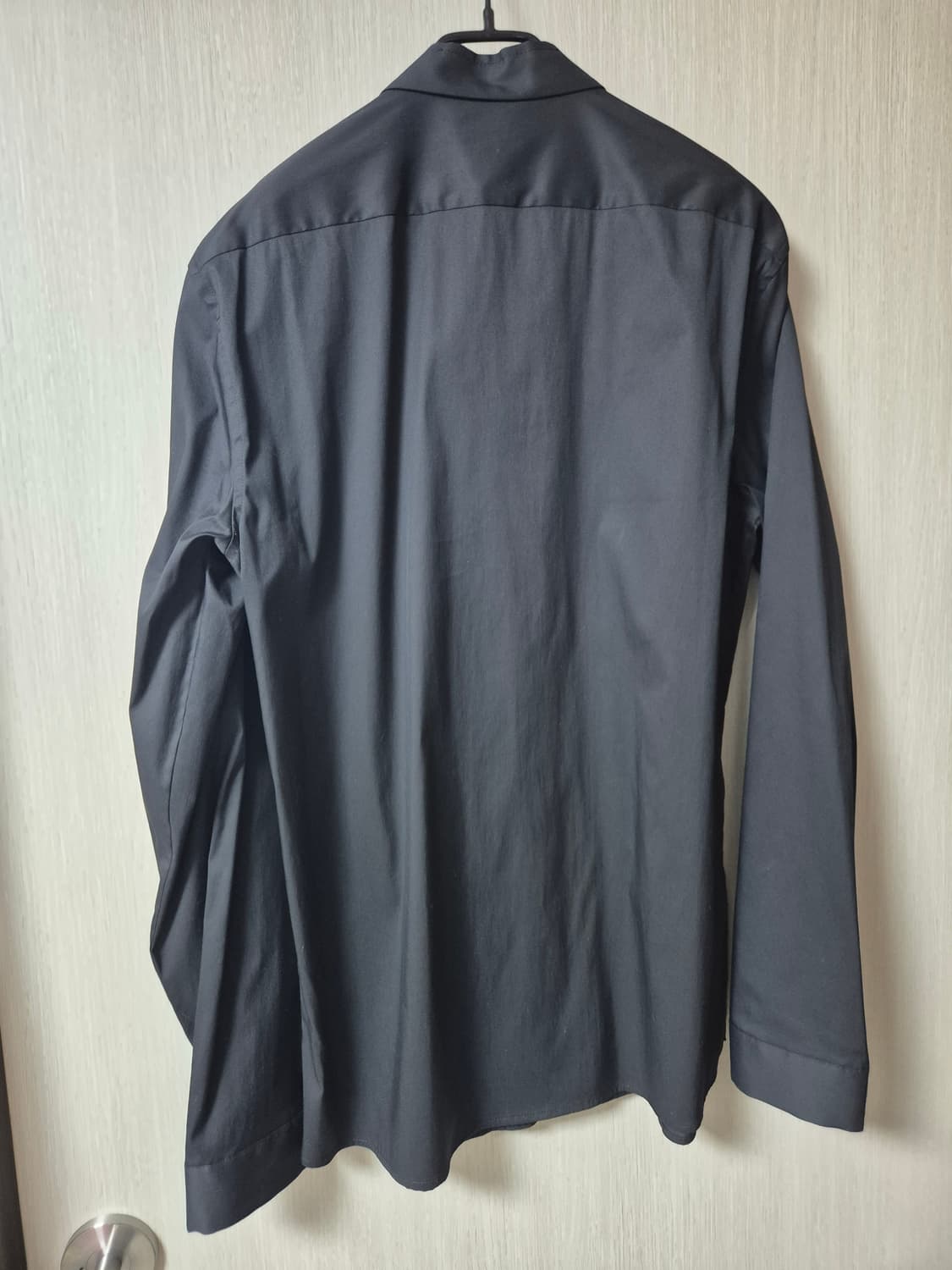 (새제품) 시스템 옴므 셔츠 블랙 기본핏 105  상품이미지4