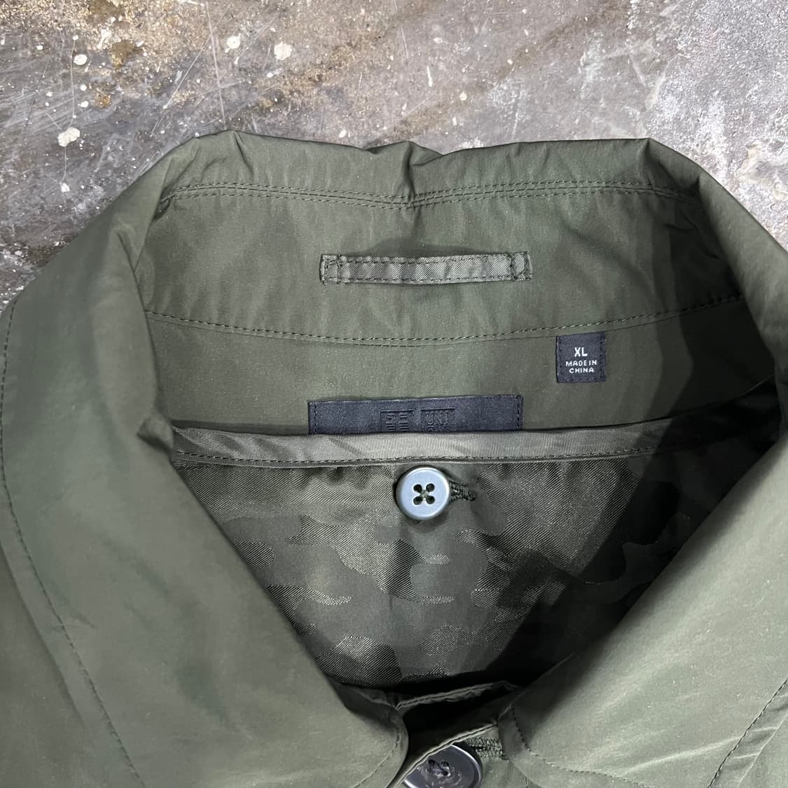 XL) 유니클로 누빔내피 맥코트 싱글코트 코트 상품이미지3