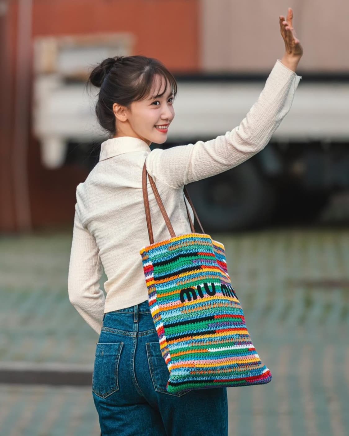 샵 CIDER 윤아 크롭 블랙 셔츠 L 상품이미지7