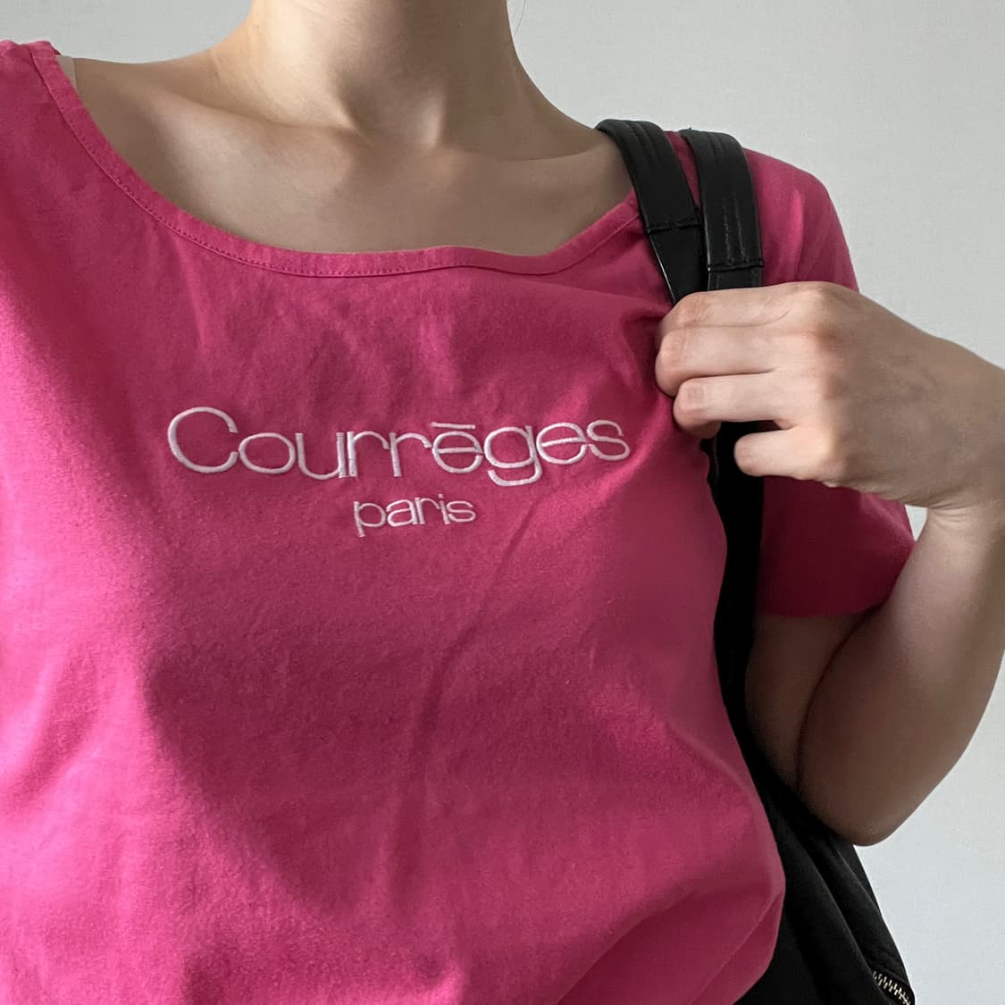 COURREGES pink t-shirt 상품이미지1
