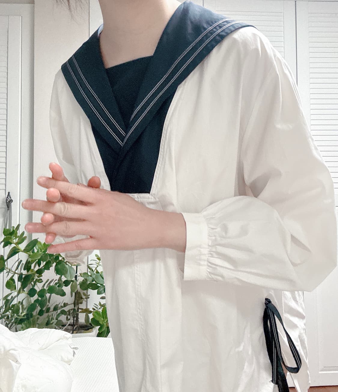 lucky chouette 세일러 원피스 상품이미지6