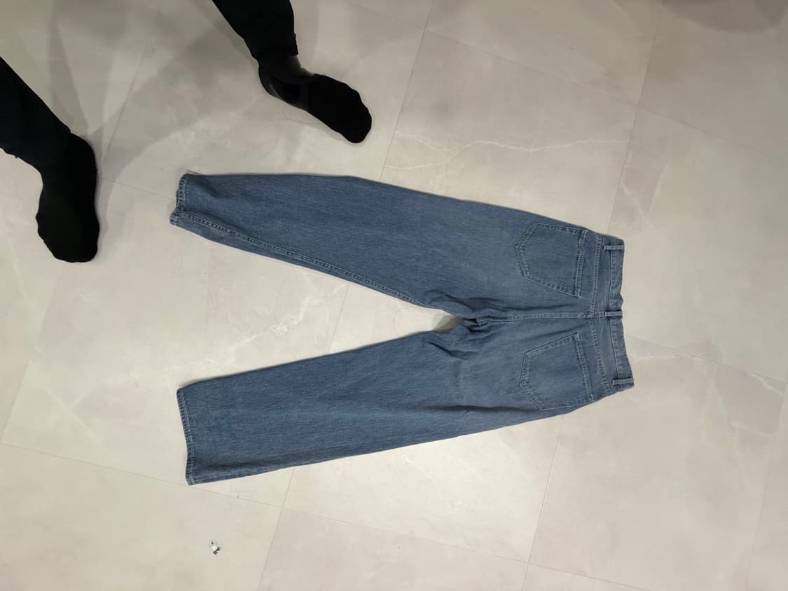 오라리 24ss 라이트 셀비지 와이드 데님 3 상품이미지3
