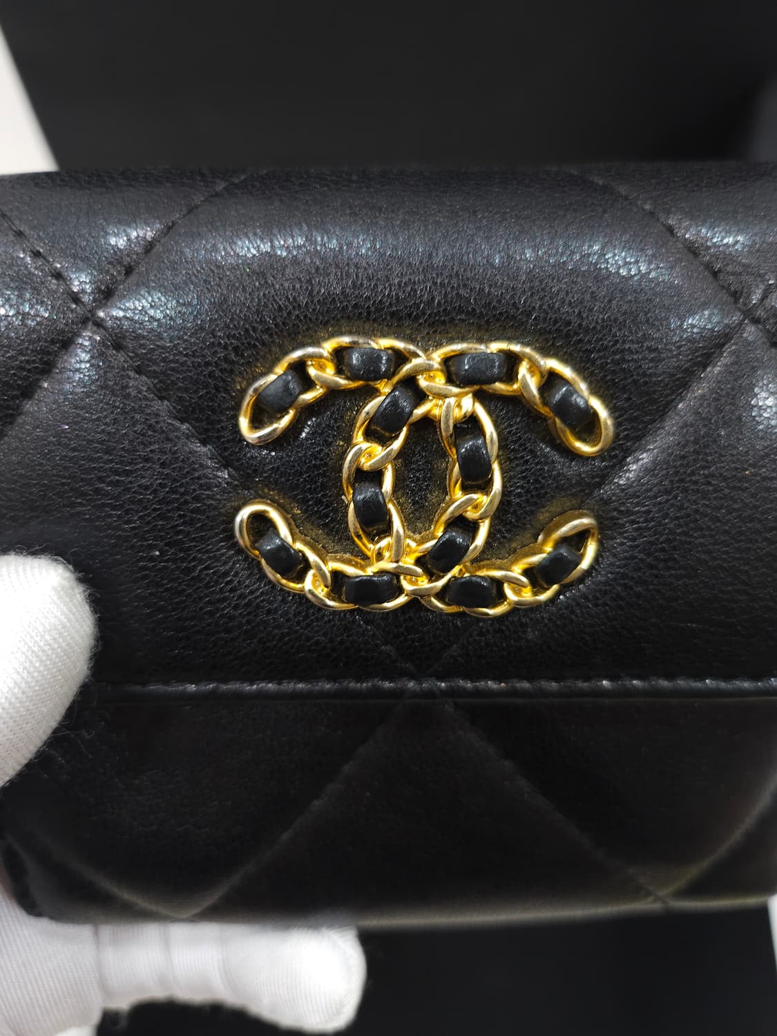 [정품] 샤넬 19 스몰 플랩 지갑 AP1064 상품이미지7