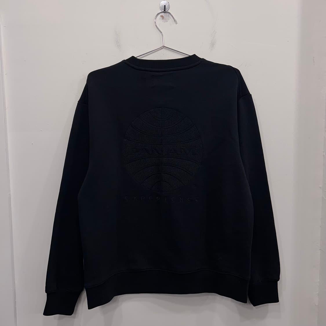 팬암 음각자수 스몰로고 헤비코튼 맨투맨 상품이미지5