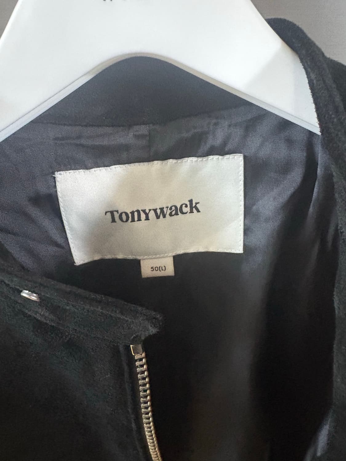 토니웩 카프레이서 스웨이드 블루종 자켓 L사이즈 상품이미지6