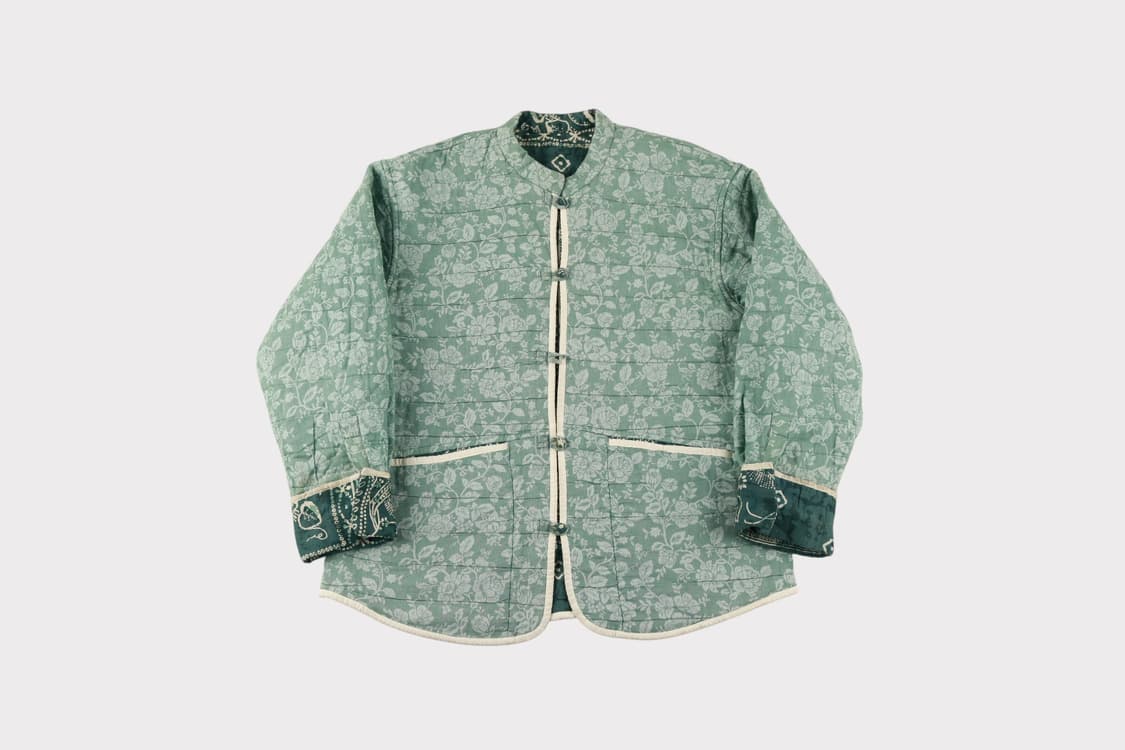 [M] 자라 퀼팅 페이즐리 반다나 자켓 상품이미지5