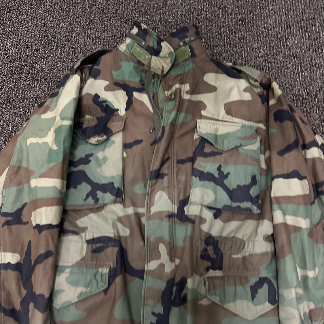 USA 미제 밀리터리 우드랜드 카모 야상 자켓 점퍼 상품이미지2