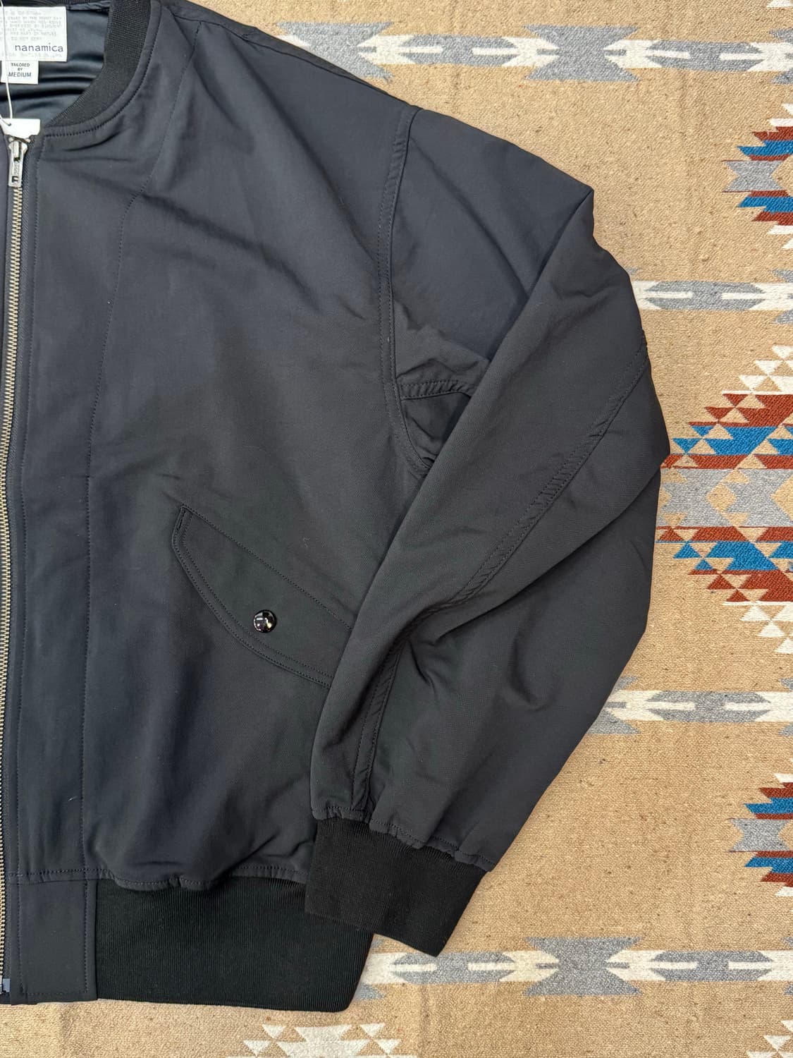 [M][100] 나나미카 알파드라이 필드 자켓 블랙 상품이미지3