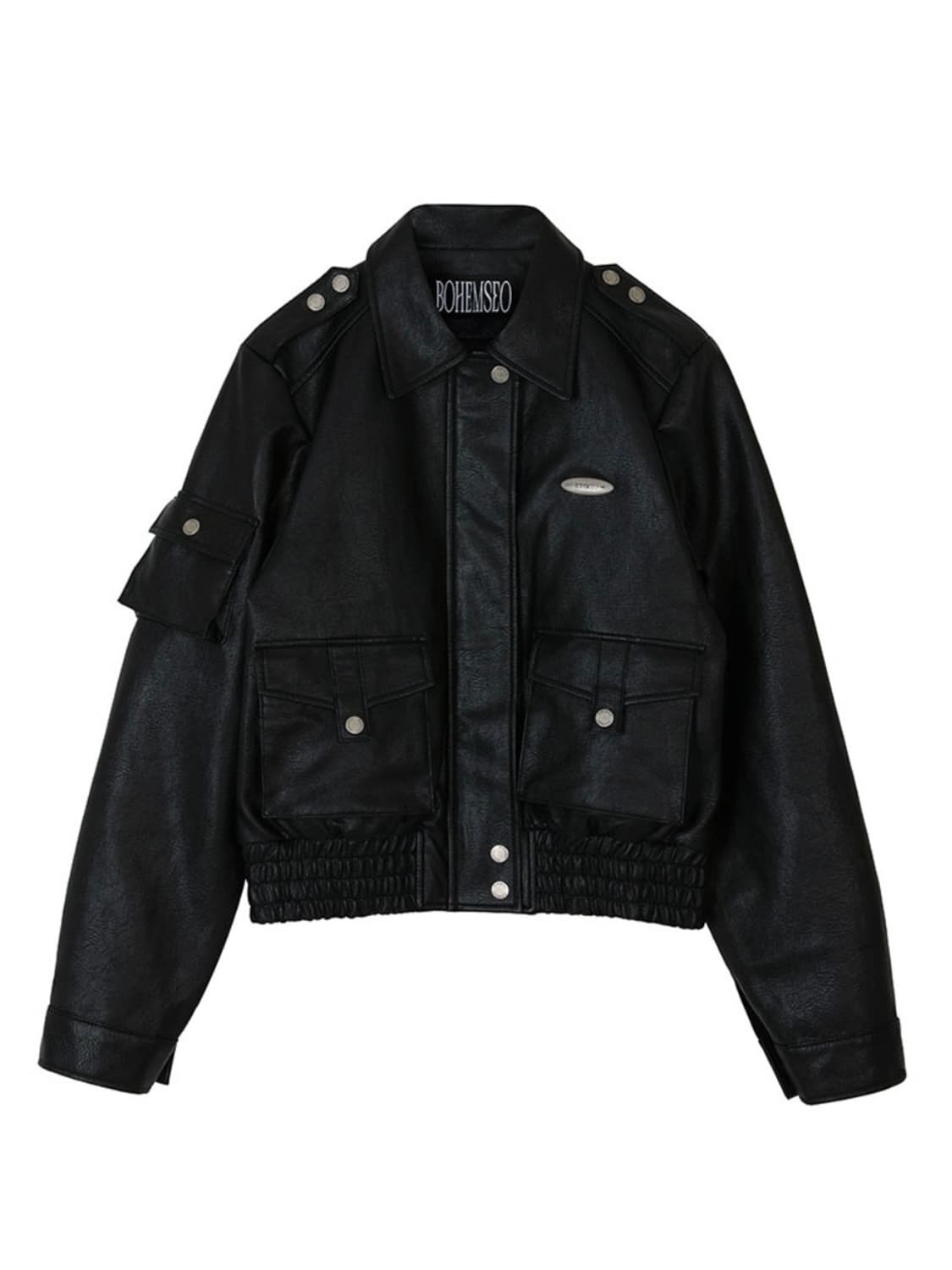 보헤미안서울 레더 봄버 점퍼  가죽자켓 상품이미지2