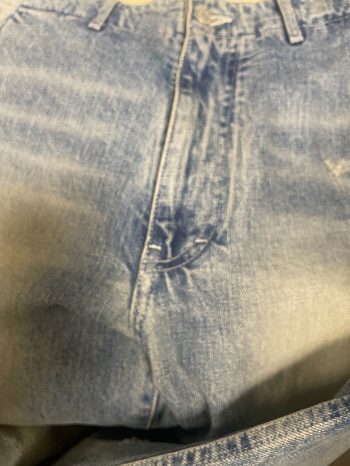 포터리 와이드데님 1사이즈 미드블루2 상품이미지8