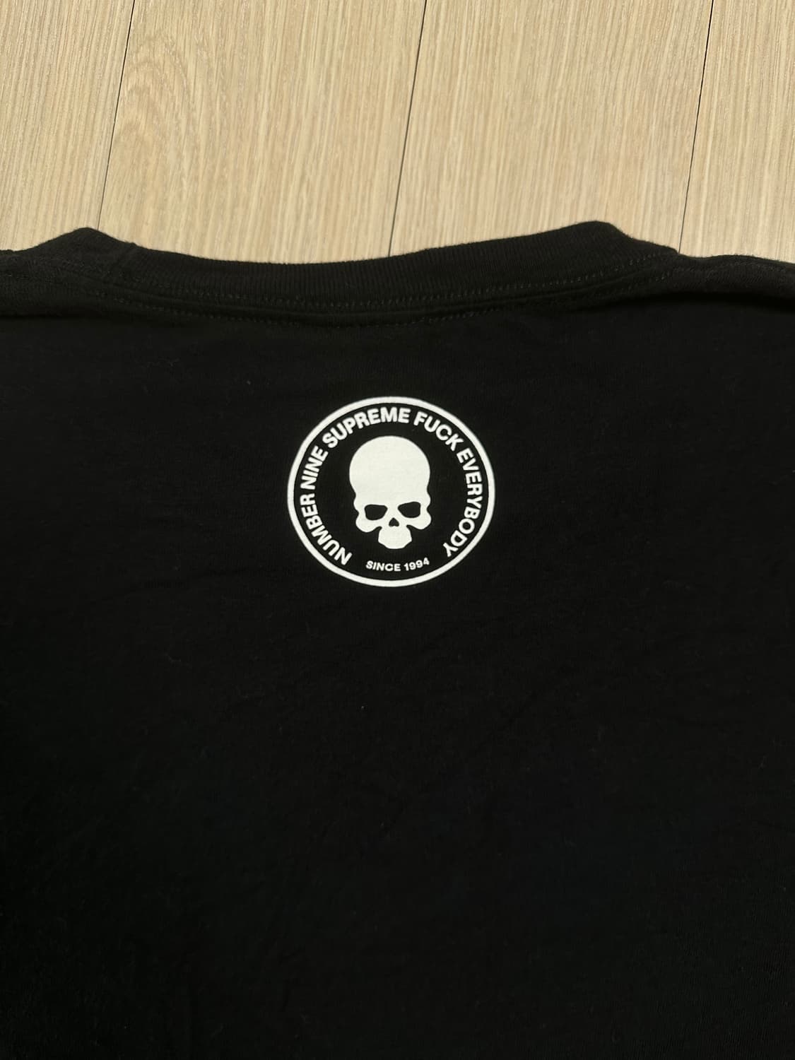 슈프림 넘버나인 티셔츠 블랙 L 상품이미지3