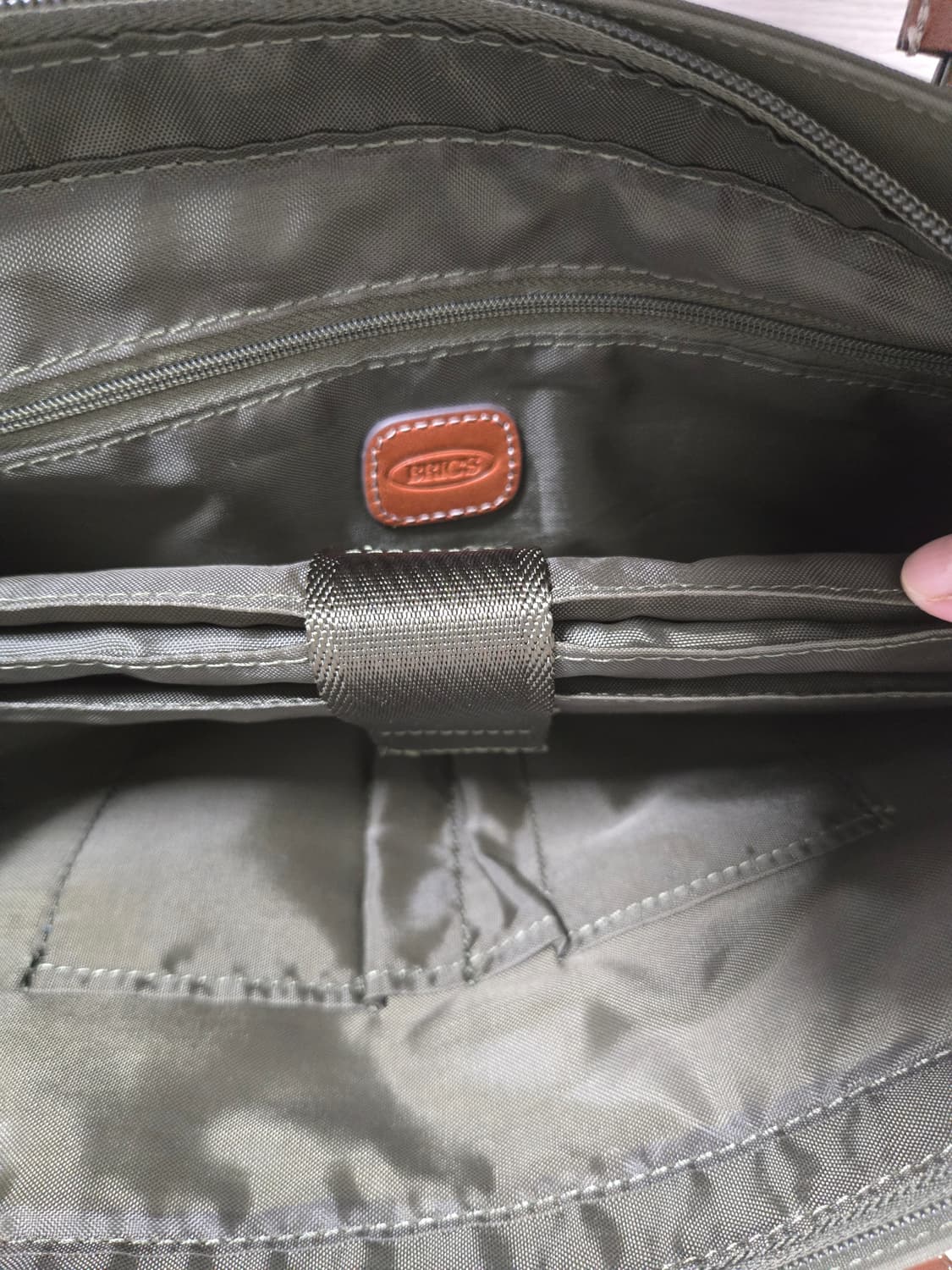 브릭스 X라인 쇼퍼백 라지 미착용 새상품 상품이미지9