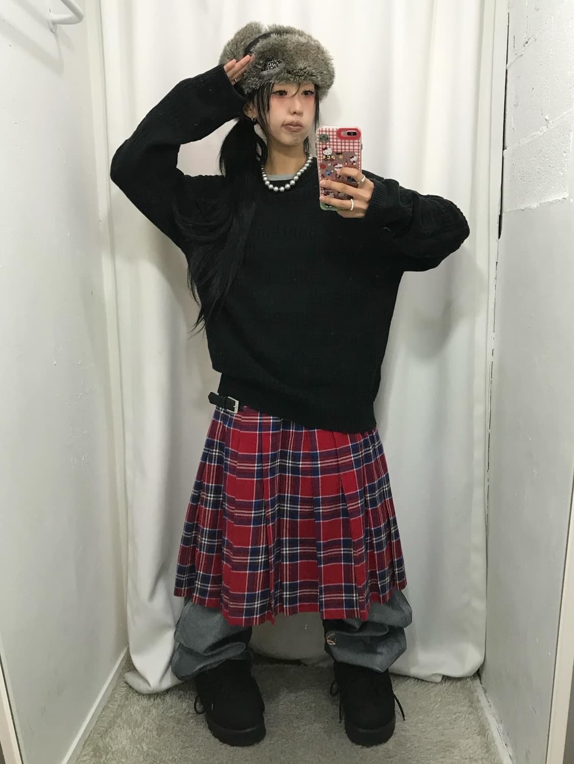 Supreme Raised Logo Sweater - 19Fw 상품이미지2