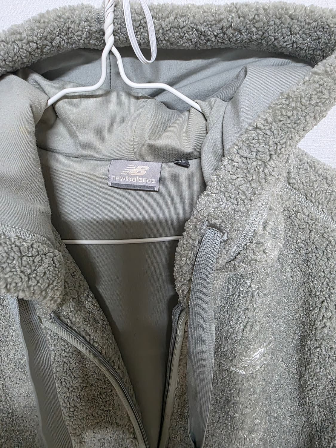 뉴발란스 털 후드집업 상품이미지3