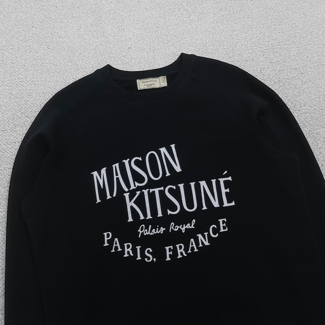 메종키츠네 팔라이스 로얄 클래식 맨투맨 블랙 상품이미지2