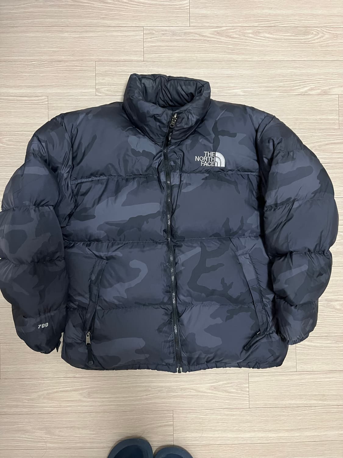 노스페이스 카모눕시 센터로고 블랙XL사이즈 상품이미지1