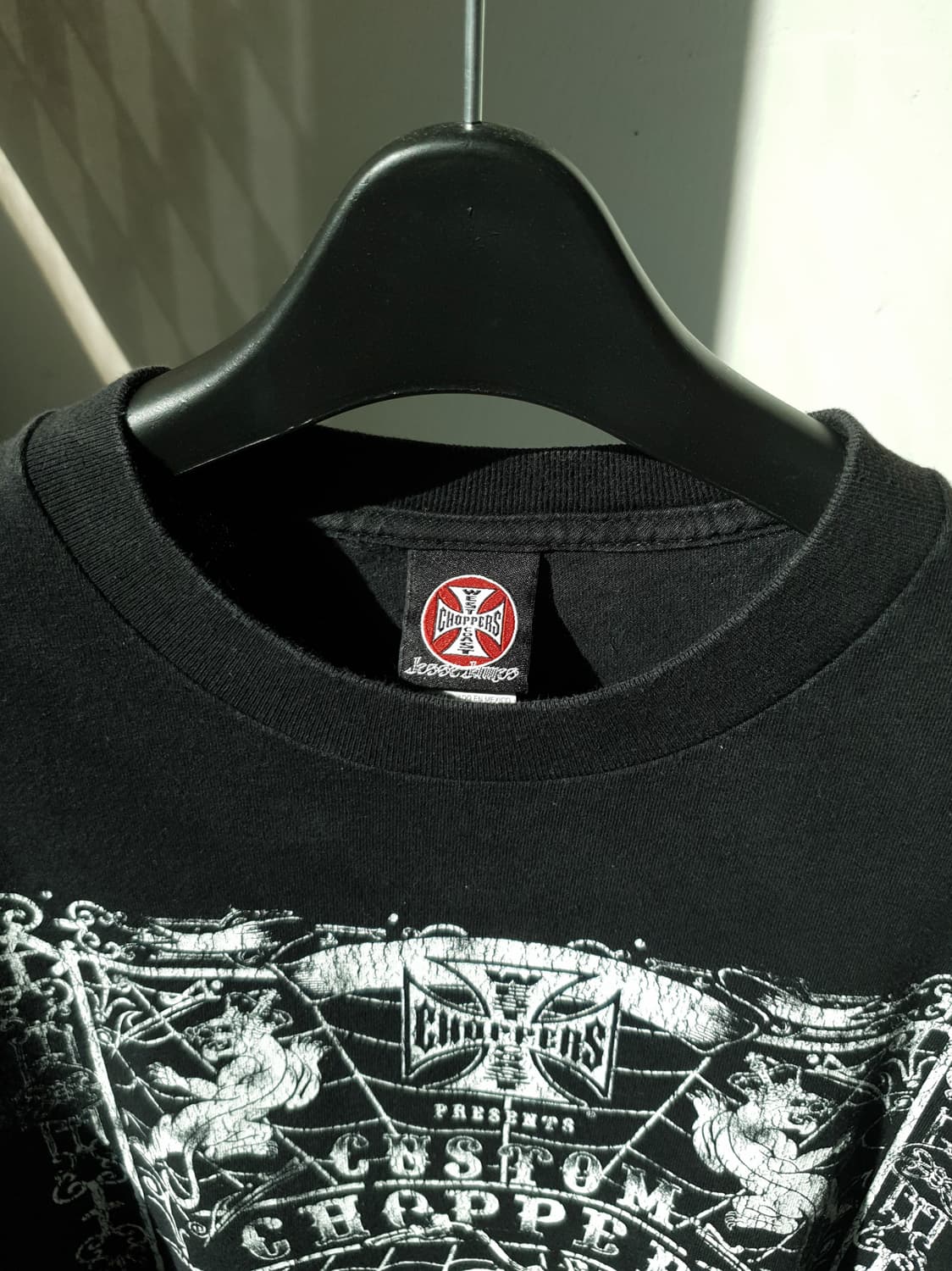 90s West Coast Choppers print tee 상품이미지4