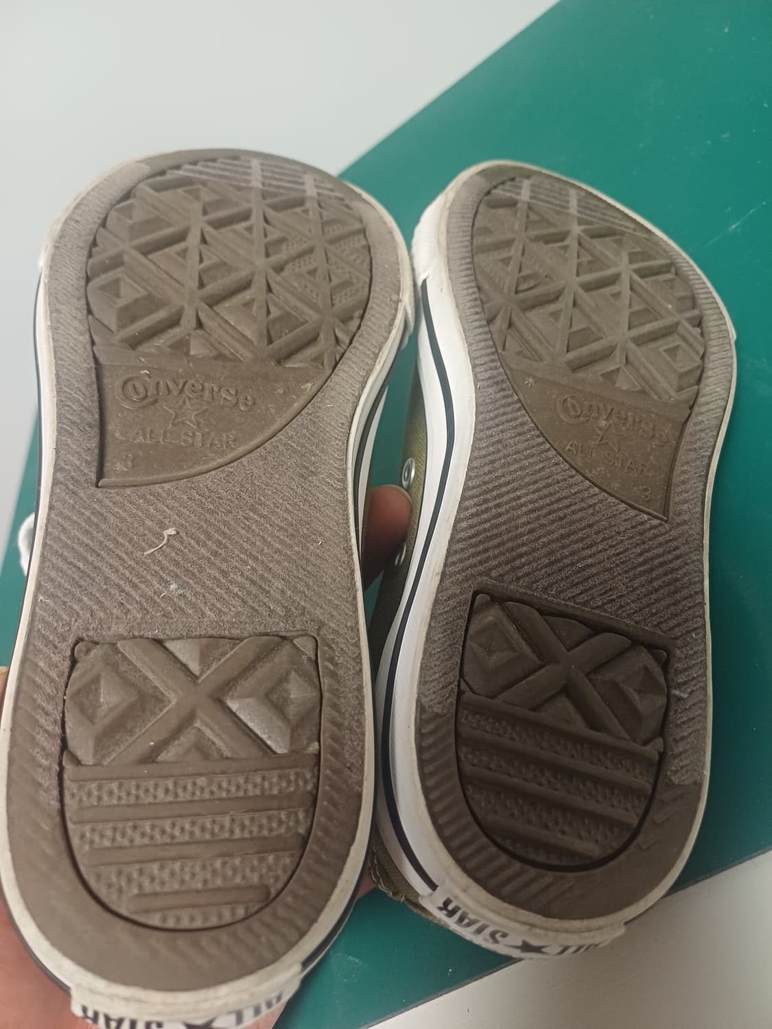 컨버스 척테일러 올스타 로우 '카키' 220mm (상태 양호) 상품이미지6