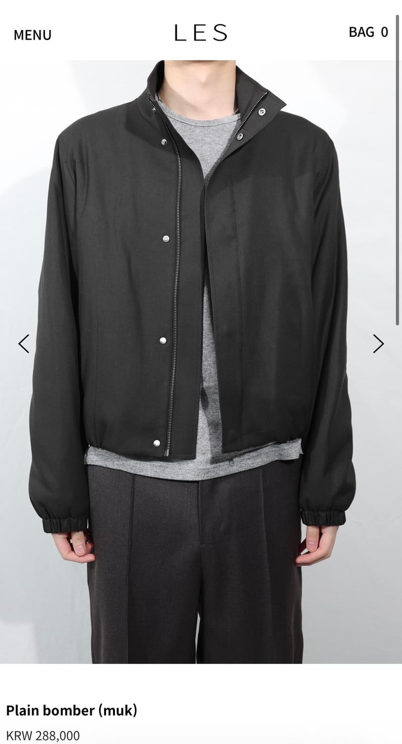 les 플레인 봄버 상품이미지1